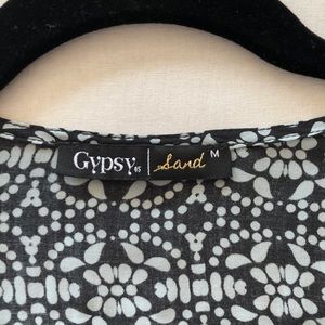 Bohemian style rayon tunic